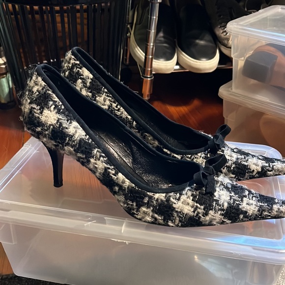 Plaid Bettye Muller pumps - Picture 3 of 4